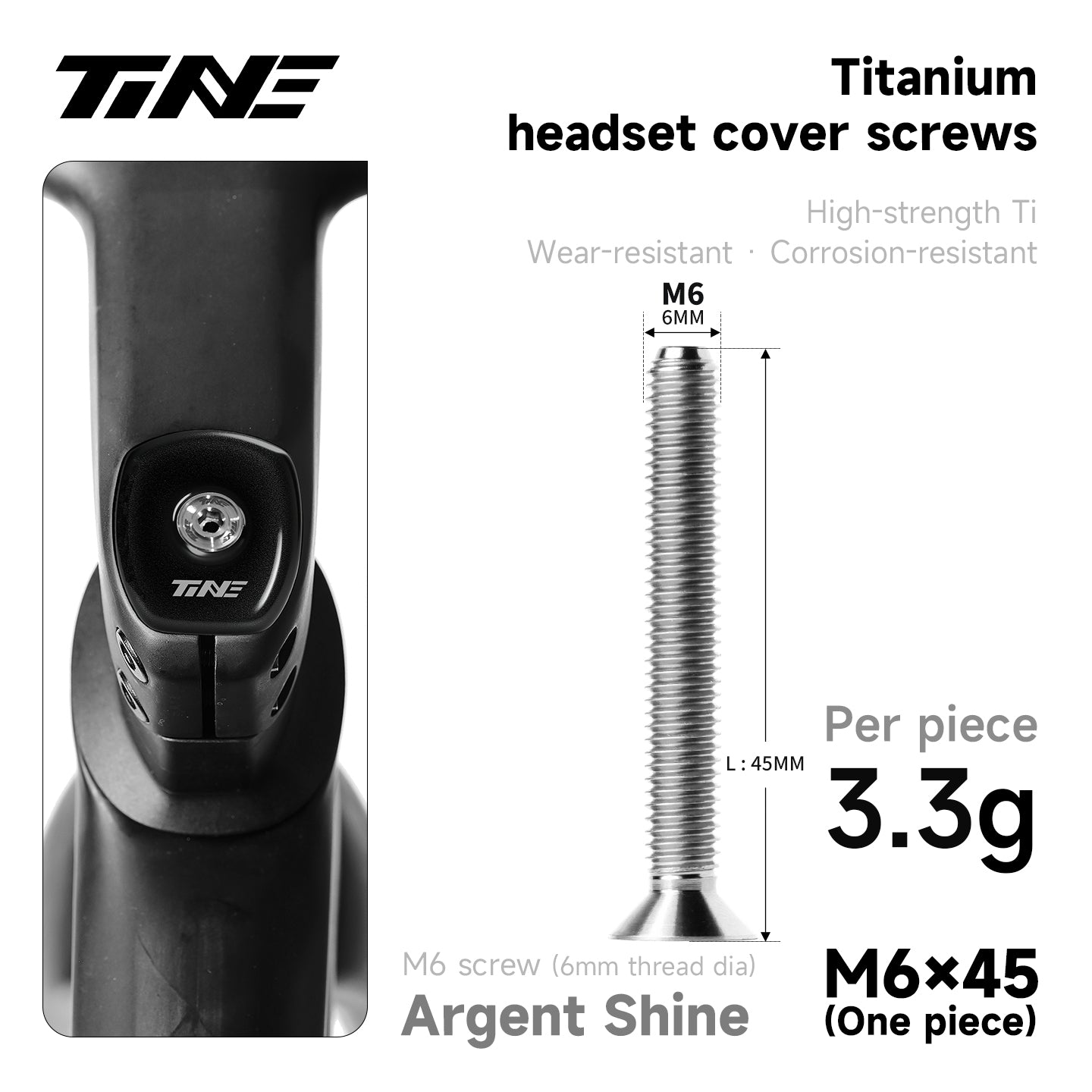 M6 · Head parts Titanium Alloy Screw | handlebar ultra-light modification parts